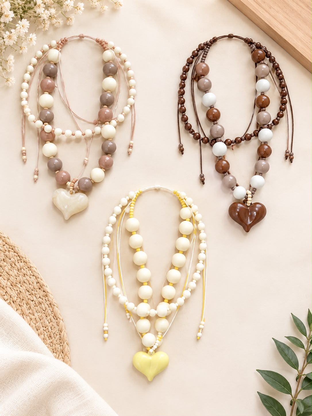 Collares Doble dije Corazón
