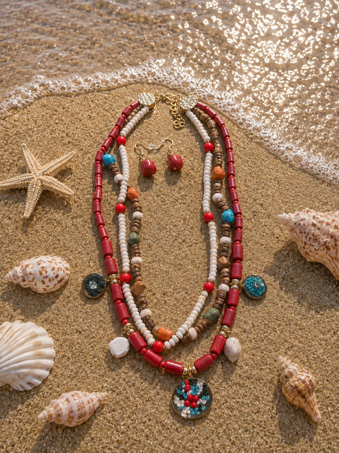 Collar Brisa Mar Rojo