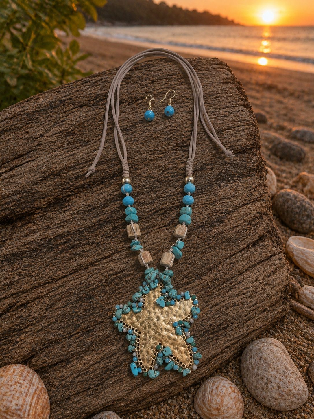 Collar Estrella Turquesa
