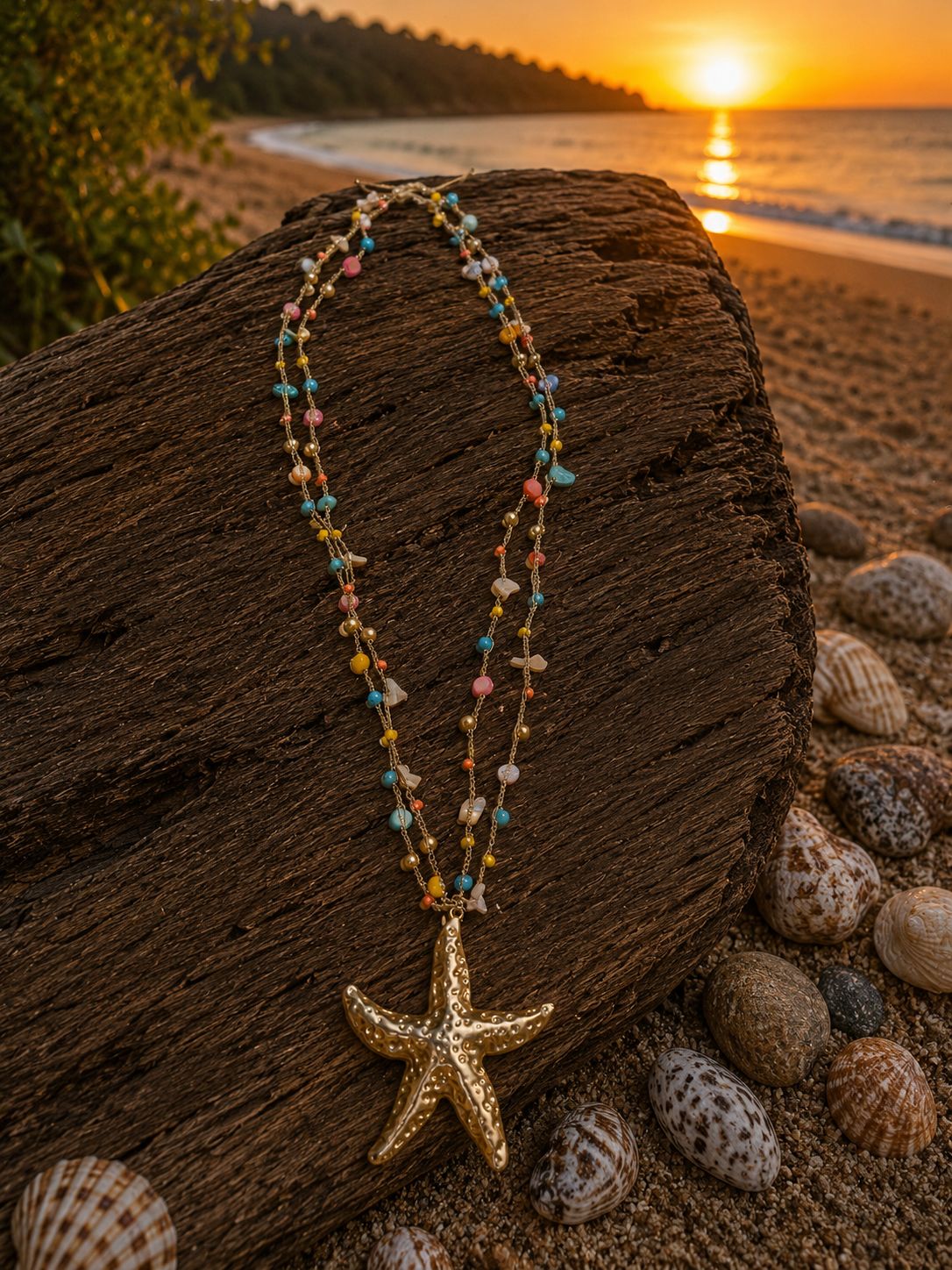 Collar Estrella Coralina