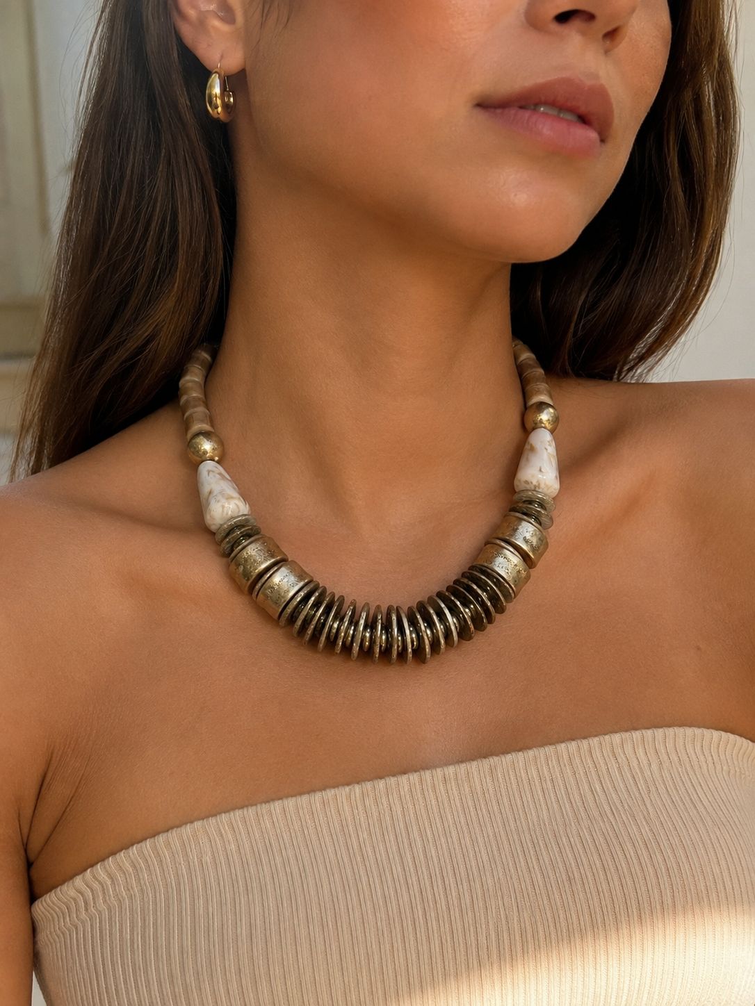 Collar Dorado Tierra