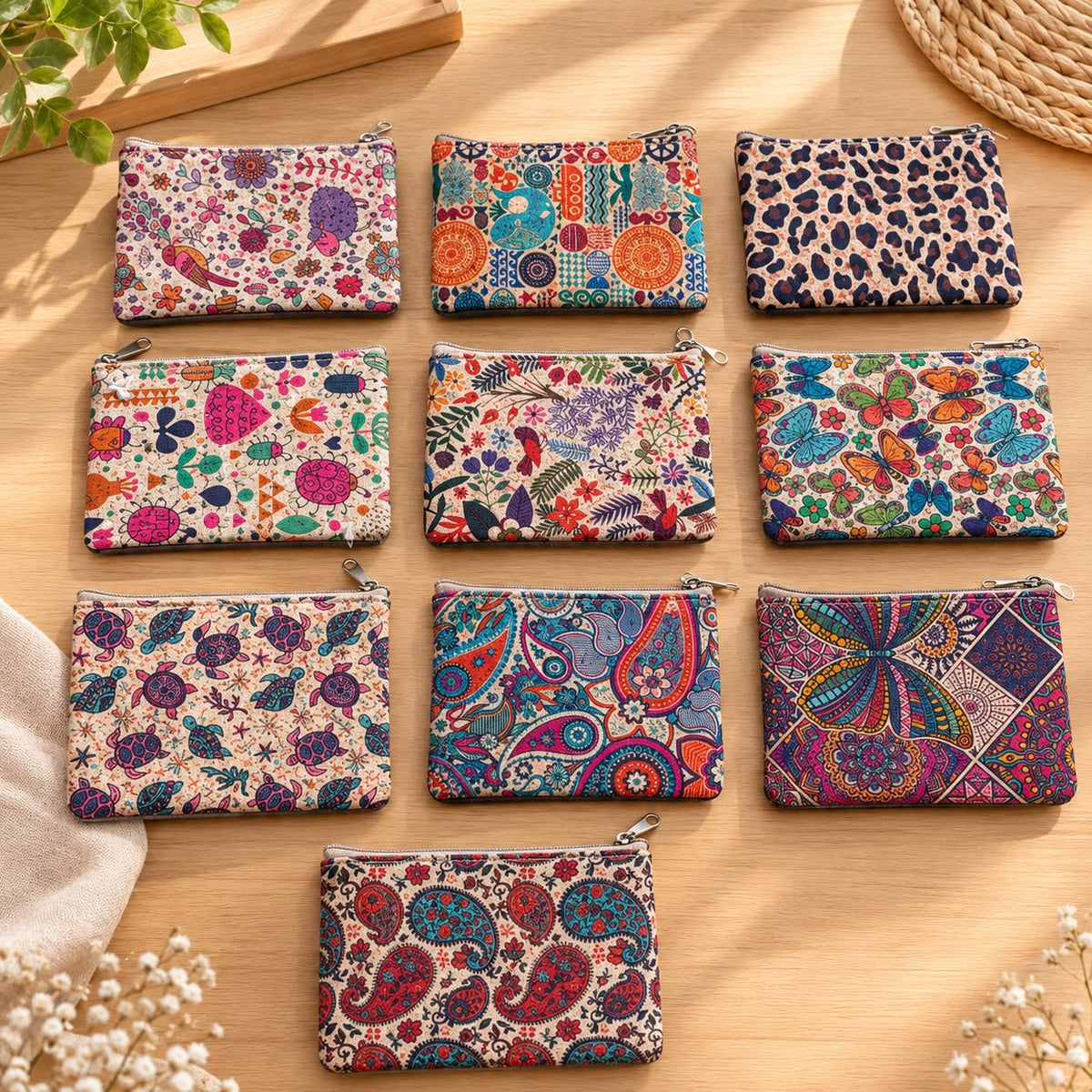 Monederos Estampados Artesanales