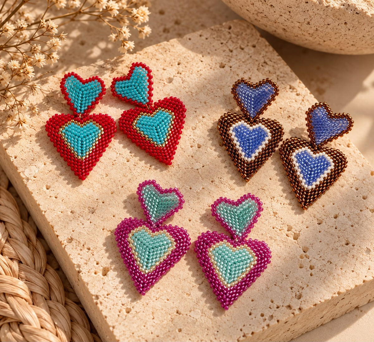 Corazones dobles en Miyuki
