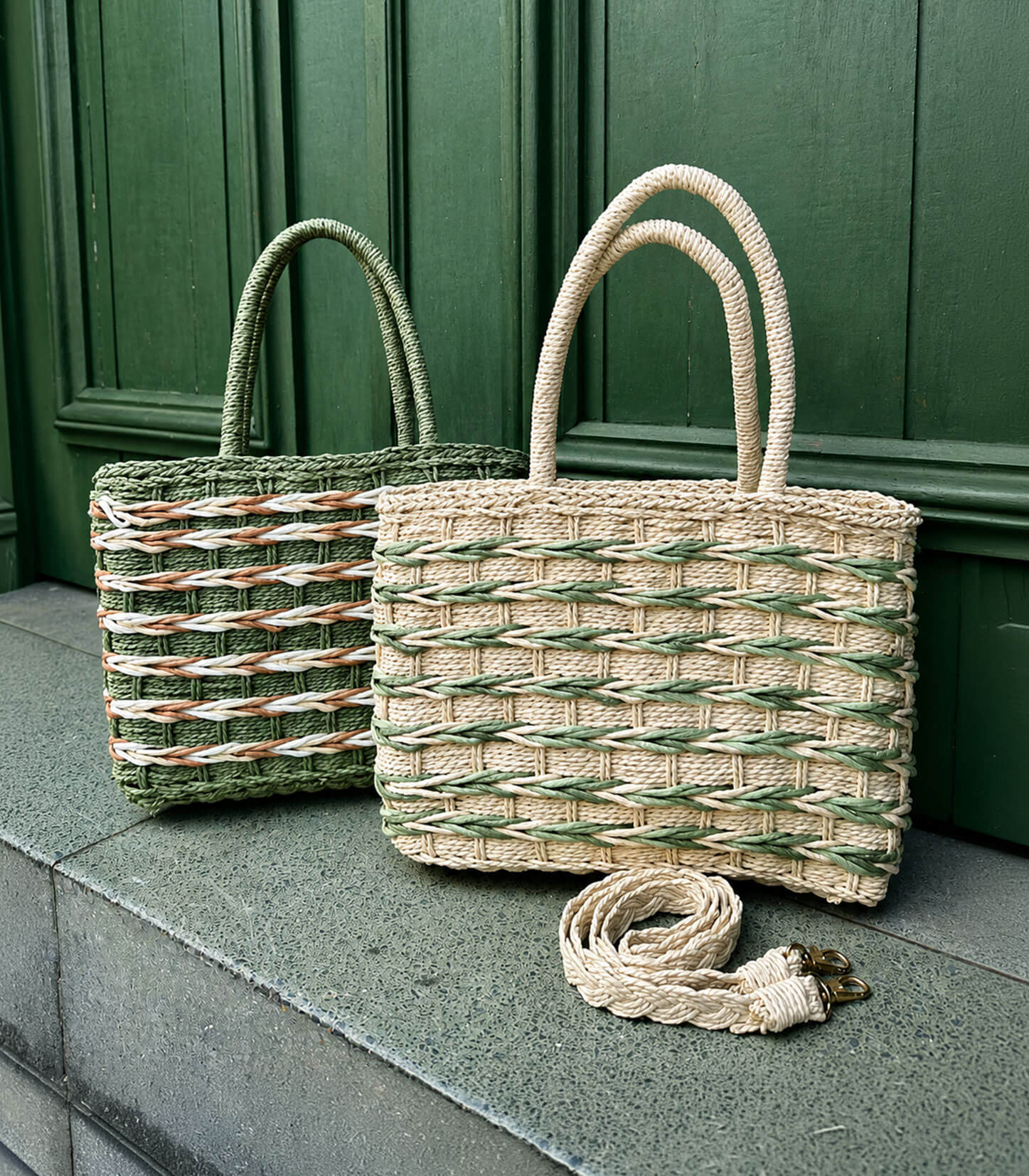 Bolso Iraca Trenzado Artesanal