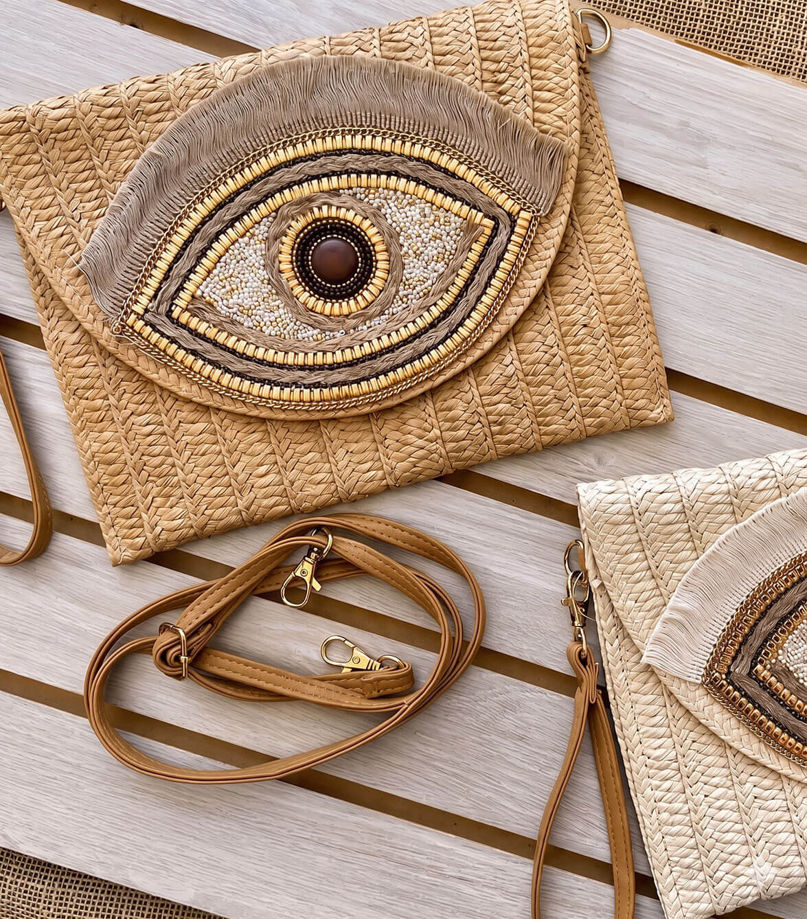 Bolso Sobre Ojo Fibra Artesanal